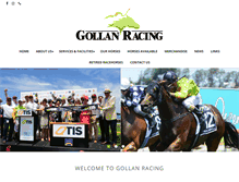Tablet Screenshot of gollanracing.com.au